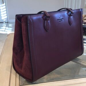 Kate Spade Suede Large Laptop Tote